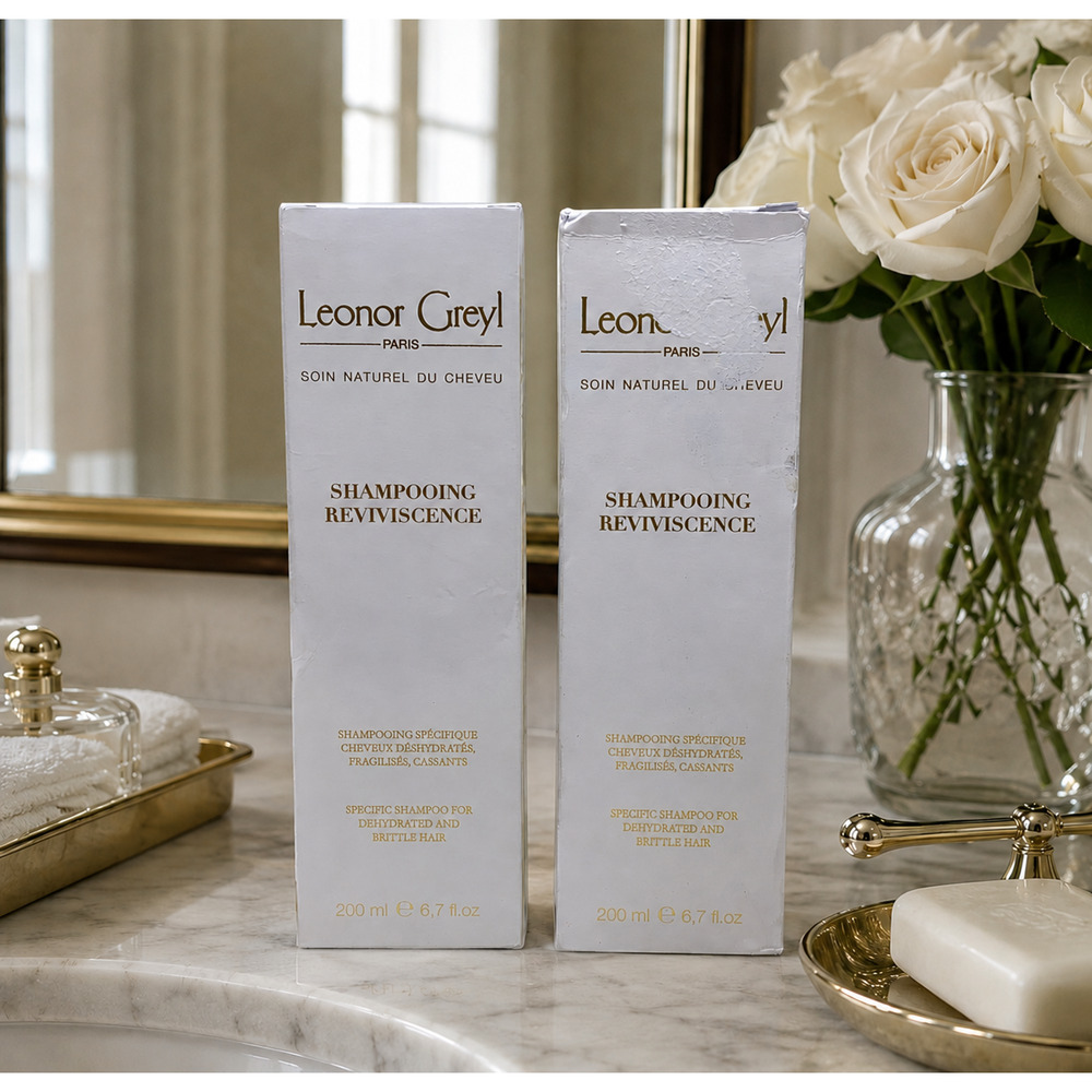 Lot of 2 NEW Leonor Greyl Shampooing Reviviscence 6.7oz Dehydrated Brittle Hair